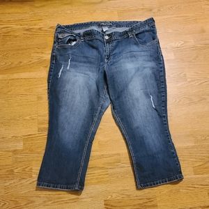 Maurice crop jeans plus size 24